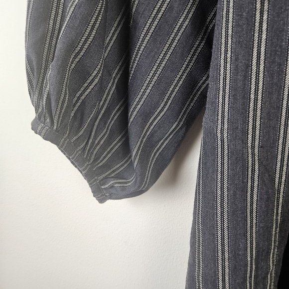 Reifhaus Striped Midi Dress Size Small Lagenlook Made in USA - Picture 4 of 10